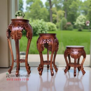 Pot Kayu Ukir